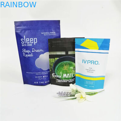 O sal de banho da folha de alumínio 12oz/corpo feitos sob encomenda esfrega o creme que empacota sacos de café ziplock do doypack