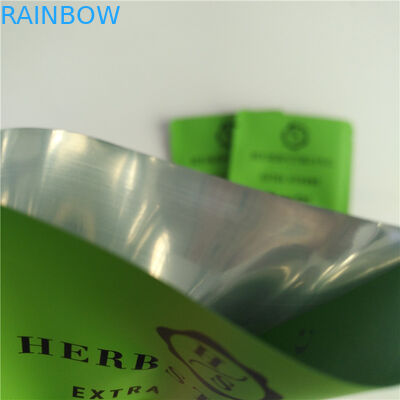 remendos pequenos descartáveis de empacotamento do malote CBD da folha de mylar do saco da marijuana 20mg médica