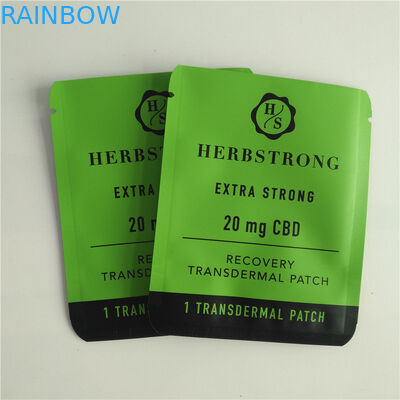 20mg cheiram o cânhamo pequeno do saquinho do saco CBD Gummies de Mylar da prova que empacota sacos de empacotamento reciclados do comprimido para o pó