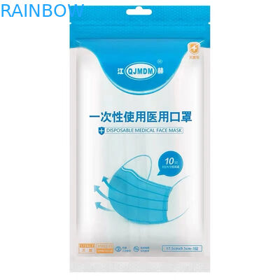 Do saco feito sob encomenda da máscara do logotipo da impressão da venda direta da fábrica saco de empacotamento plástico resealable do malote N95/KF94 para a máscara