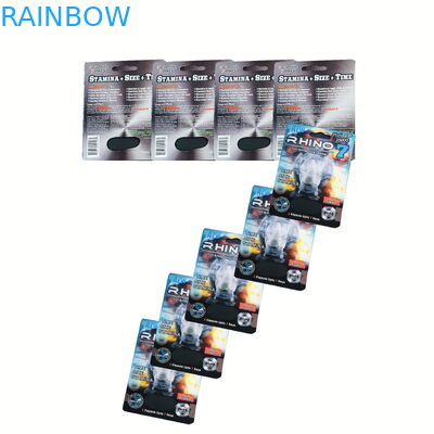 Caixa de empacotamento para o RINOCERONTE masculino erval 7 da cápsula da ampliação dos comprimidos grandes naturais do tamanho