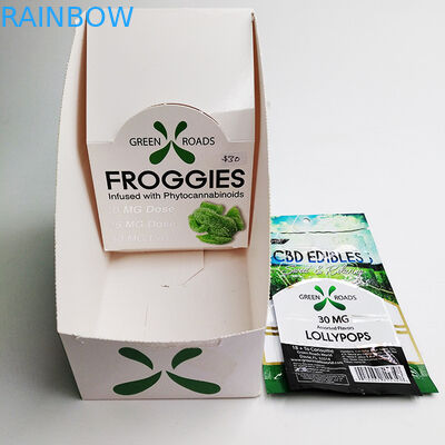 Projete a caixa de exposição de papel da cópia para a caixa de papel da dobradura da exposição dos sacos do kratom para a exposição do cartão