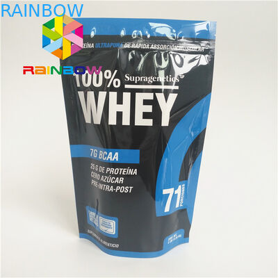 Saco de envio de empacotamento da prova do cheiro da erva daninha do Ziplock do alimento do chá feito sob encomenda do malote de Logo Biodegradable Stand Up Plastic