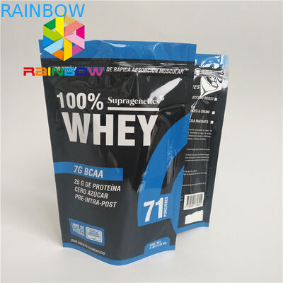 Saco de envio de empacotamento da prova do cheiro da erva daninha do Ziplock do alimento do chá feito sob encomenda do malote de Logo Biodegradable Stand Up Plastic