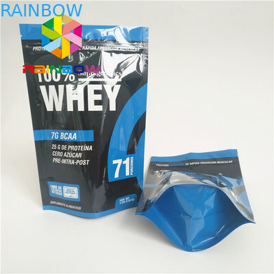 Saco de envio de empacotamento da prova do cheiro da erva daninha do Ziplock do alimento do chá feito sob encomenda do malote de Logo Biodegradable Stand Up Plastic