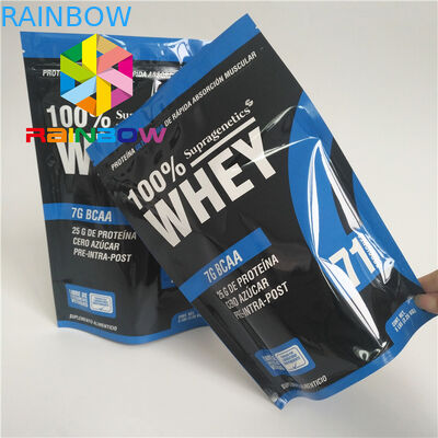 Saco de envio de empacotamento da prova do cheiro da erva daninha do Ziplock do alimento do chá feito sob encomenda do malote de Logo Biodegradable Stand Up Plastic