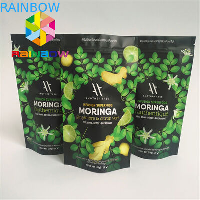 A impressão de Digitas da proteína do soro pulveriza o suporte de empacotamento acima do saco