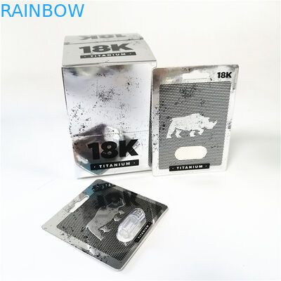 Indique a caixa de cartão sexual de Poseidon do desempenho dos realçadores masculinos feitos sob encomenda dos cartões de papel imprimindo