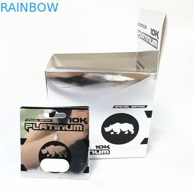 Indique a caixa de cartão sexual de Poseidon do desempenho dos realçadores masculinos feitos sob encomenda dos cartões de papel imprimindo