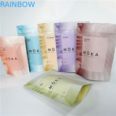 Levante-se sacos de feijão de empacotamento do café do malote da folha do café à terra com válvula