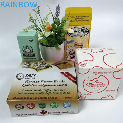 Caixa de papel do bolo do OEM que empacota o empacotamento de alimento 350g de embalagem de alta qualidade de papel