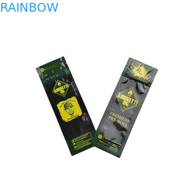 Malote lateral do selo do cigarro 3 de Mini Sachets For Gold Printing Preroll do fornecedor de Shenzhen com sacos do zíper