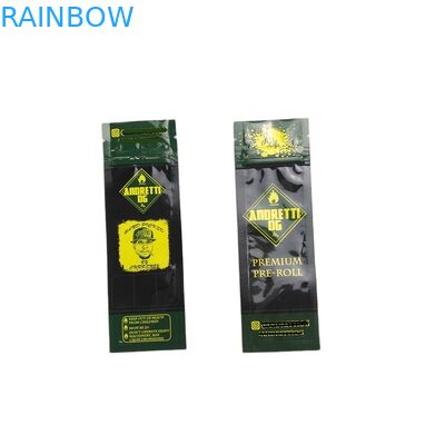 Malote lateral do selo do cigarro 3 de Mini Sachets For Gold Printing Preroll do fornecedor de Shenzhen com sacos do zíper