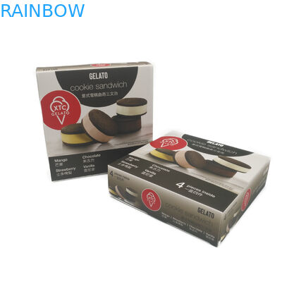 Revestimento de empacotamento impresso feito sob encomenda da caixa de papel imprimindo a cor feita sob encomenda de CMYK para a farinha do bolo