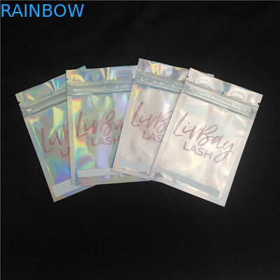 O brilho feito sob encomenda do bordo do saco da Único-camada de Logo Laser Cosmetic Packaging chicoteia a garrafa de óleo essencial que empacota o saco de Doypack