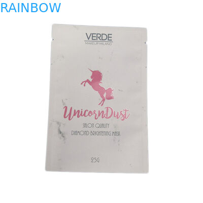 Malote de empacotamento de empacotamento cosmético pequeno da amostra de Moq com a folha alinhada