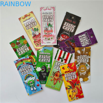 da criança evidente do fechamento do fecho de correr da calcadeira da prova do cheiro de 3.5g 1/8oz saco resistente de Mylar da saída para o empacotamento da flor CBD Gummies do cânhamo