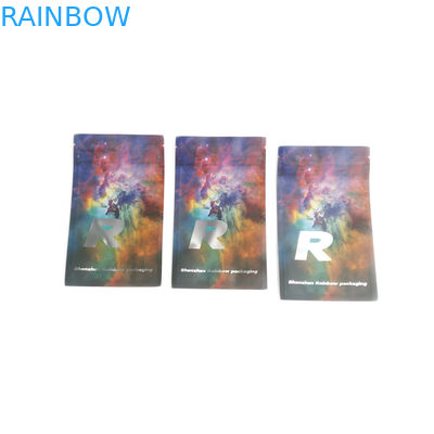 o saco pequeno de Mylar da prova da criança de 50mg 70mg 125mg personalizou sacos da tira de Matte Candy Ziplock Plastic Food Gummies da prova do cheiro