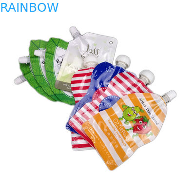 O fabricante Spout Pouch Packaging do produto comestível de Reusuable levanta-se com bocal
