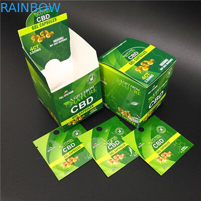 A prova plástica do cheiro da criança do produto comestível da soldadura térmica está acima do empacotamento gomoso comestível do fechamento do fecho de correr do malote