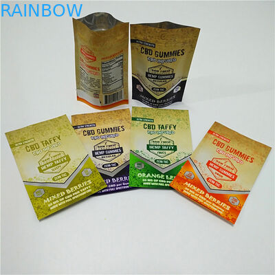 As folhas Ziplock da flor semeiam o empacotamento resistente de empacotamento da vara do incenso do malote da criança dos sacos da erva daninha comestível de Gummies