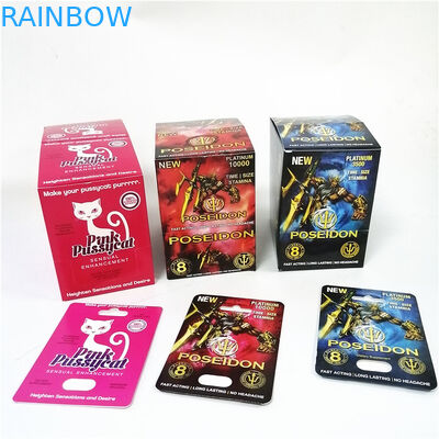 Indique a linha feita sob encomenda caixa do entalhe do rasgo dos cartões de papel imprimindo de cartão cor-de-rosa do gatinho das caixas