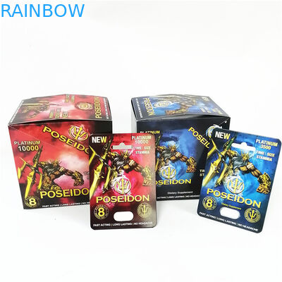 Cartão cor-de-rosa da caixa de papel do gatinho que grava cartões de empacotamento de carimbo quentes das caixas de exposição da bolha sexual do realce