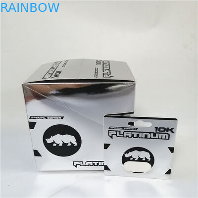 Cartão cor-de-rosa da caixa de papel do gatinho que grava cartões de empacotamento de carimbo quentes das caixas de exposição da bolha sexual do realce