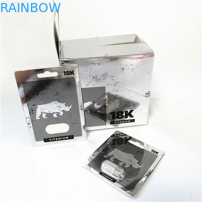 Comprimidos masculinos do realce da cápsula da venda quente da promoção que empacotam a caixa de cartão que imprime o cartão de papel cor-de-rosa do gatinho