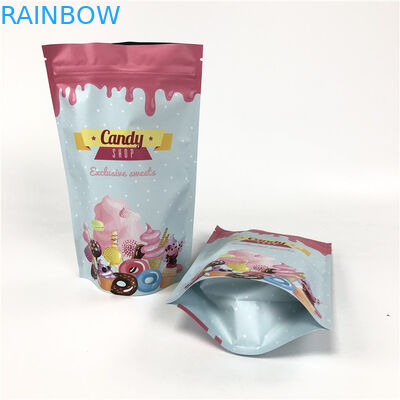 Saco Ziplock da folha de alumínio de Mylar de 100 mícrons para a especiaria das porcas