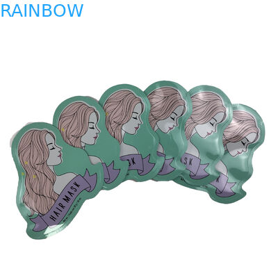 Saco de empacotamento liso dos malotes da forma irregular para o saco de plástico da impressão de Digitas da máscara do cabelo dos doces