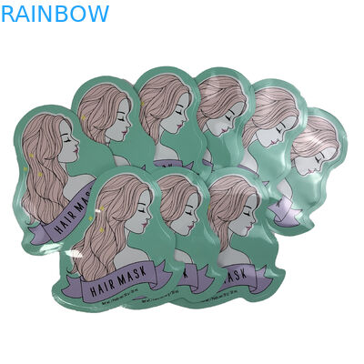 Saco de empacotamento liso dos malotes da forma irregular para o saco de plástico da impressão de Digitas da máscara do cabelo dos doces