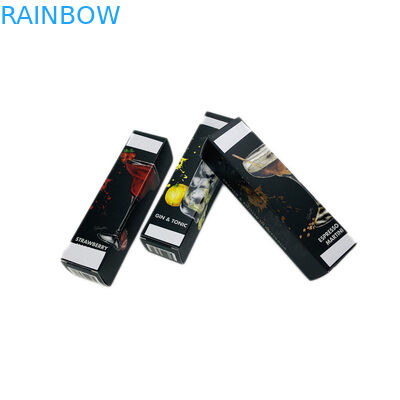 Ponto empacotamento cosmético da caixa de papel de Logo Perfume feito sob encomenda colorido uv/óleo essencial