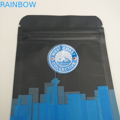 3.5gcookies personalizado ensaca saquinhos UV da medicina da selva do runtz da erva daninha da criança da prova do cheiro com zíper