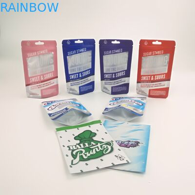 Os sacos personalizados do menino da selva de Runtz das cookies dos saquinhos da prova da criança de 3.5g 7g estão acima de Doypack com zíperes dobro