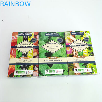 Caixa de exposição de dobramento da impressão de offset 500gram do presente da caixa