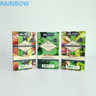 Caixa de exposição de dobramento da impressão de offset 500gram do presente da caixa