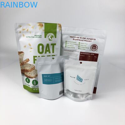 O empacotamento espasmódico da carne do mini petisco digital da cookie da impressão da quantidade levanta-se o saco do zíper com janela clara