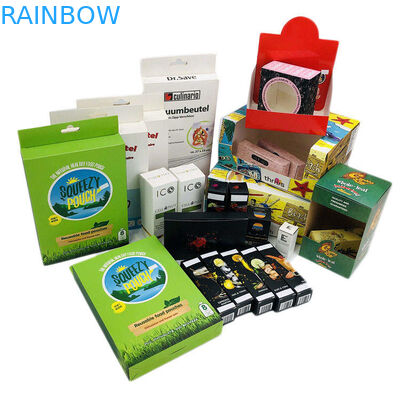 caixa de papel do cânhamo CBD do cartão 250gsm que empacota com logotipo