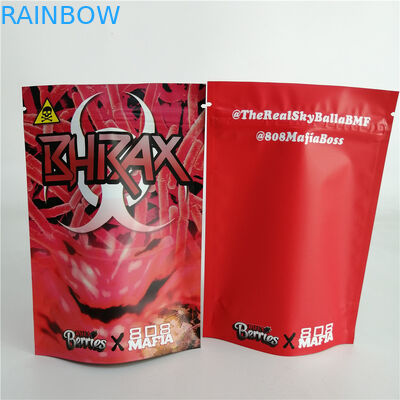 A erva daninha personalizada da porca da cookie 3.5g está acima do saco plástico 7g 18g 24g dos doces do malote do zíper