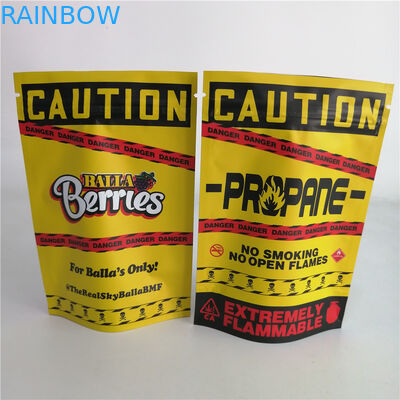 A erva daninha personalizada da porca da cookie 3.5g está acima do saco plástico 7g 18g 24g dos doces do malote do zíper