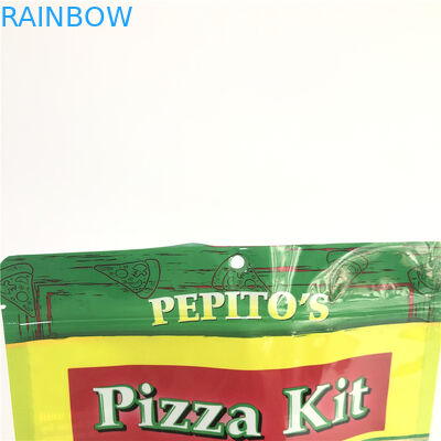 Malote de empacotamento do suporte do produto comestível do saco de plástico de Cusromized para o saco de Pckaging do alimento de Mylar da pizza