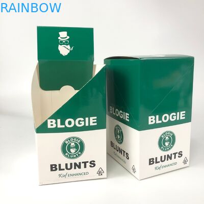 O charuto envolve a caixa de exposição de papel de empacotamento de Preroll da cor de CMYK