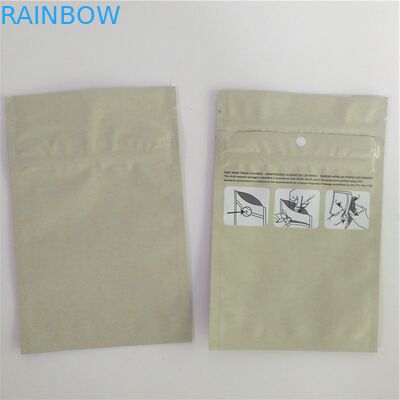 Incenso erval da cor 180mic 4X6 de Kraft que empacota para sementes de flor