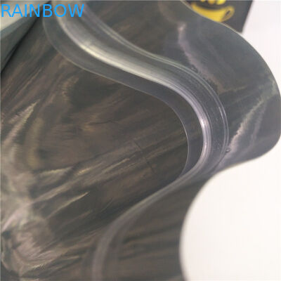 Sacos de papel Resealable de Kraft da cor do zíper 250G 500G 80gsm PMS