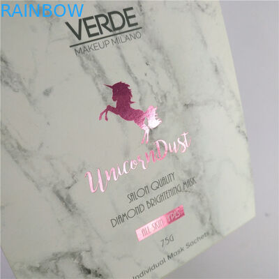 saquinho de empacotamento da amostra de Mini Eye Cream Pouch Skincare do saco da máscara do cabelo de 5ml 30ml com a caixa de exposição de papel