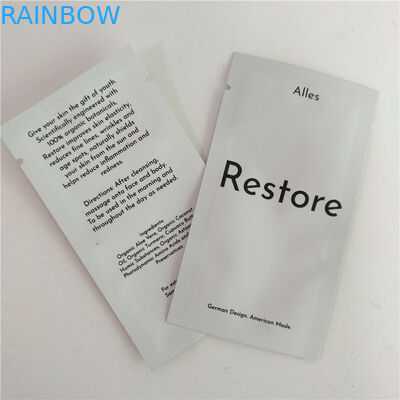 Da folha lateral de três saco de empacotamento cosmético MOPP Mylar do selo