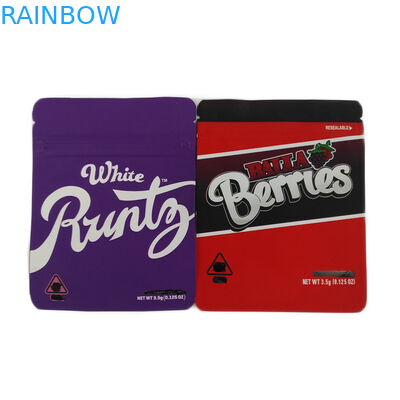 Cannabis impresso feito sob encomenda do zíper que empacota as cookies recicláveis que empacotam o saco de empacotamento da semente do cannabis do saco/prova do cheiro