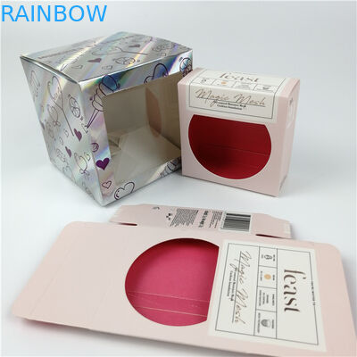 Empacotamento personalizado da caixa de papel de Logo Cmyk Color 350g