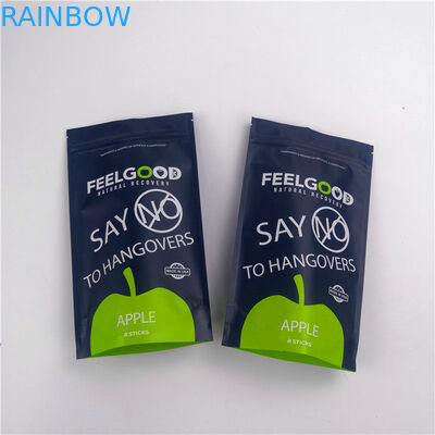 Logotipo personalizado malotes estando do zíper de Mylar 110mic do alimento de petiscos